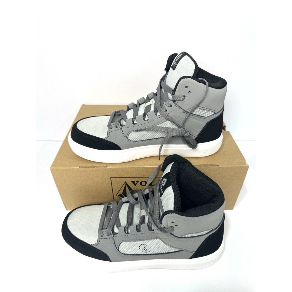 Volcom Workwear VM30238 Mens 9 Wide Gray Black High Top Sneakers Safety Shoes